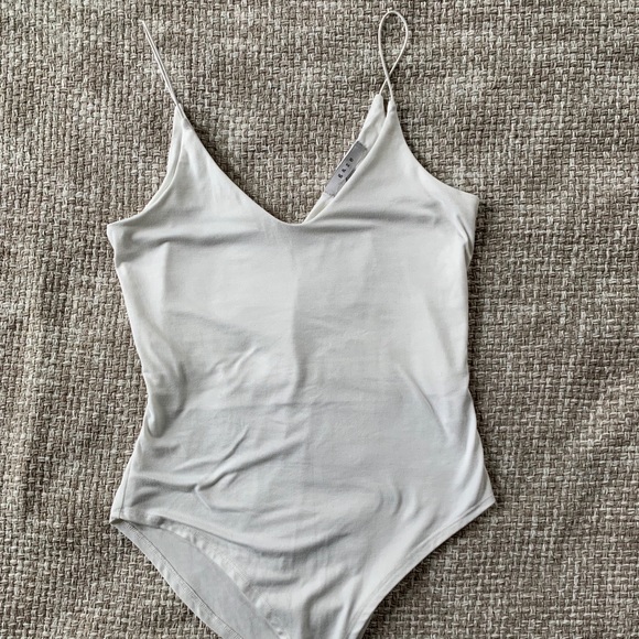 gaze Other - Gaze Ivory Spaghetti Strap Bodysuit